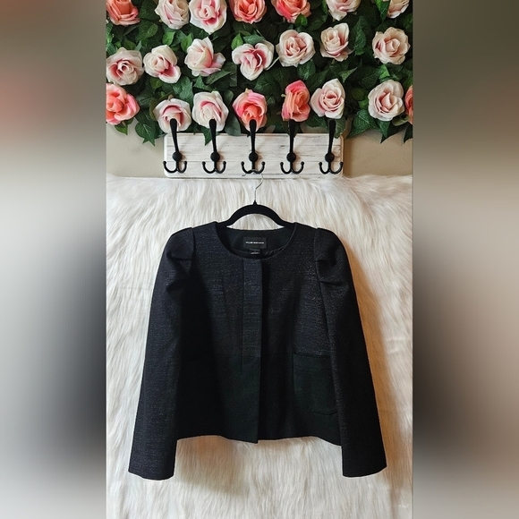 Club Monaco Jackets & Blazers - Club Monaco European Cut Cropped Knit Jacket (NWOT)